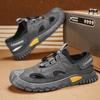 Sneakers Men's Sport Closed Toe Sandals Summer Outdoors Hiking Mesh Shoes Breathable Casual Soft Bottom Male Footwear