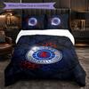 Постельное белье в тематике Rangers FC, 3 предмета, комплект с пододеяльником, декоративное постельное белье для комнаты подростка, домашний декор
