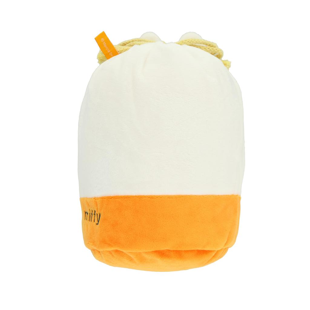 Marushin Miffy Mascot Blanket with Drawstring Warm and Cozy Miffy Cute and Winter 5885005600 Bag, Blanket, Fluffy, Stylish, Item,