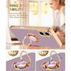 Coque de protection - BOOLING - iPhone 17 - Antichoc - Souple - Violet avec Anneau Rotatif