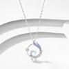 Korea Choker Necklace Fantasy Moonstone Pendant Necklace Ladies Clavicle Chain For Women  Jewelry Gifts