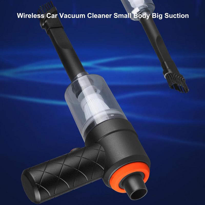 6000pa Wireless Car Vacuum Cleaner With Powerful Suction Portable Handheld Filter Rinse Cleaner Auto Accessories For Vehicles