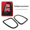 2pcs Car Tail Rear Lamp Frame Ring Sticker Decoration Tail Light Trim Cover for Mini Cooper R56 R57 R58 R59 2007-2013 Auto Parts
