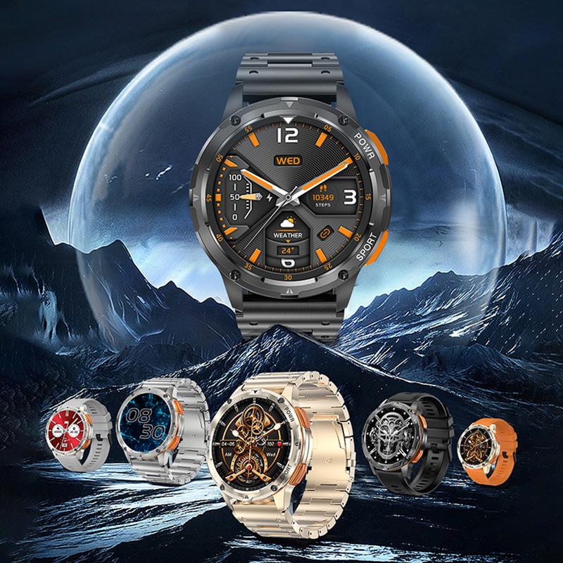 Smart Watches IP67 1.43 Inch Screen Waterproof Men's Watches Sports Watches High-definition Large-screen Low-power Waterproof Watches