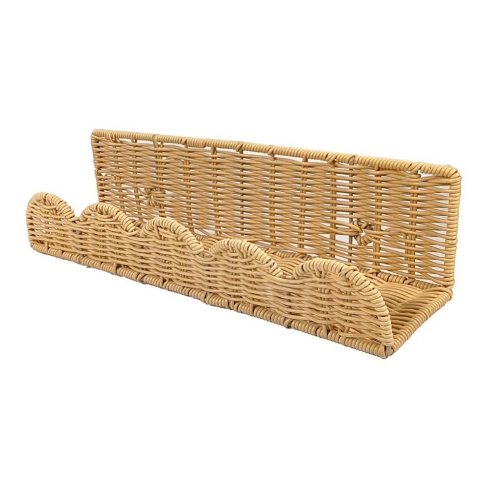 Wall Mounted Storage Basket Storage Function Magazine Display Rack Home Decoration