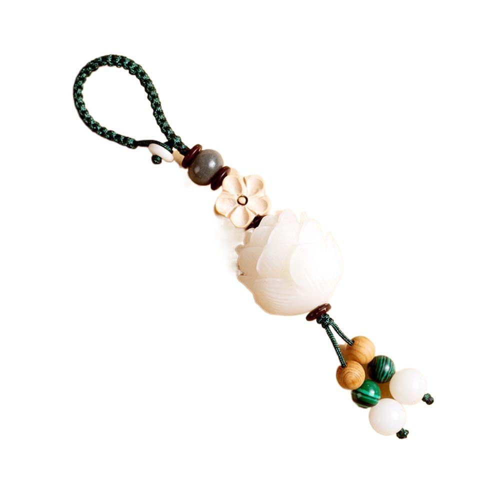 Подвесной ремешок для телефона с защитой от потери, ремешок для мобильного телефона, брелок для ключей от машины в виде лотоса Бодхи, брелок для ключей