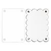 Magnetic Photo Frame Acrylic Refrigerator Magnet Transparent Reversible Photo Holder for Fujifilm Display 3-Inch Photos