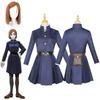 Аутентичный костюм Кугисаки Нобары из «Магической битвы» для женщин и девушек, включающий элегантную темно-синюю униформу
