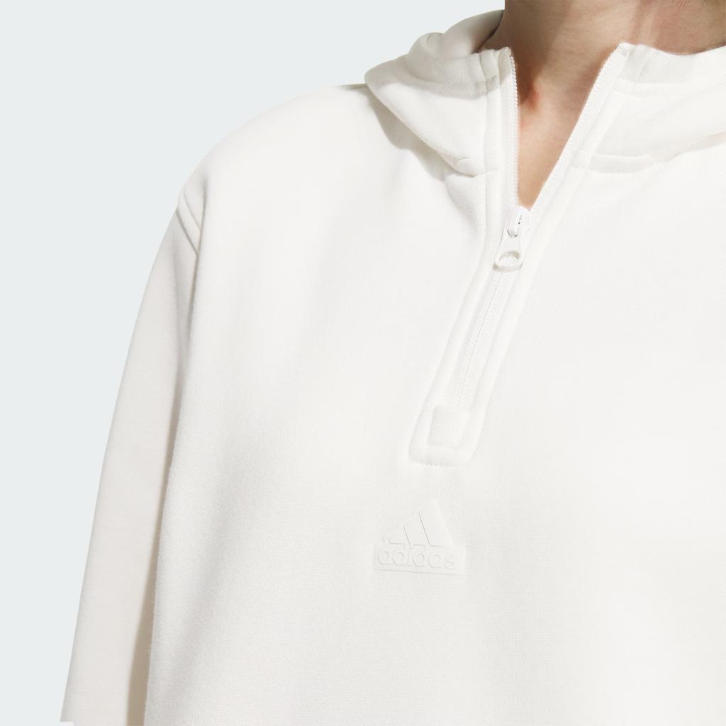 Adidas W Fustl Hoodie Floral Print Sports American Style Pullover Hoodie Women Hoodies Pink White IM8981