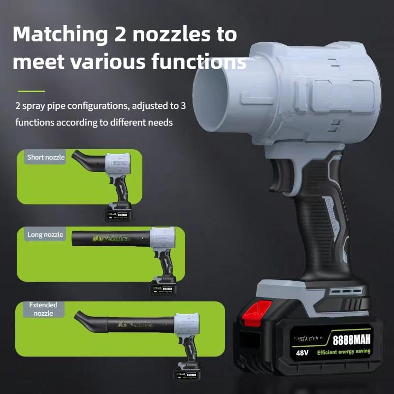 Lithium Ion Violent Turbo Fan Cordless Portable Electric Blower Handheld High Power Hair Dryer