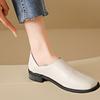 Весенняя женская обувь Модные лоферы Повседневная женская обувь Толстые туфли на плоской подошве 2024 Новая женская обувь Одиночные туфли