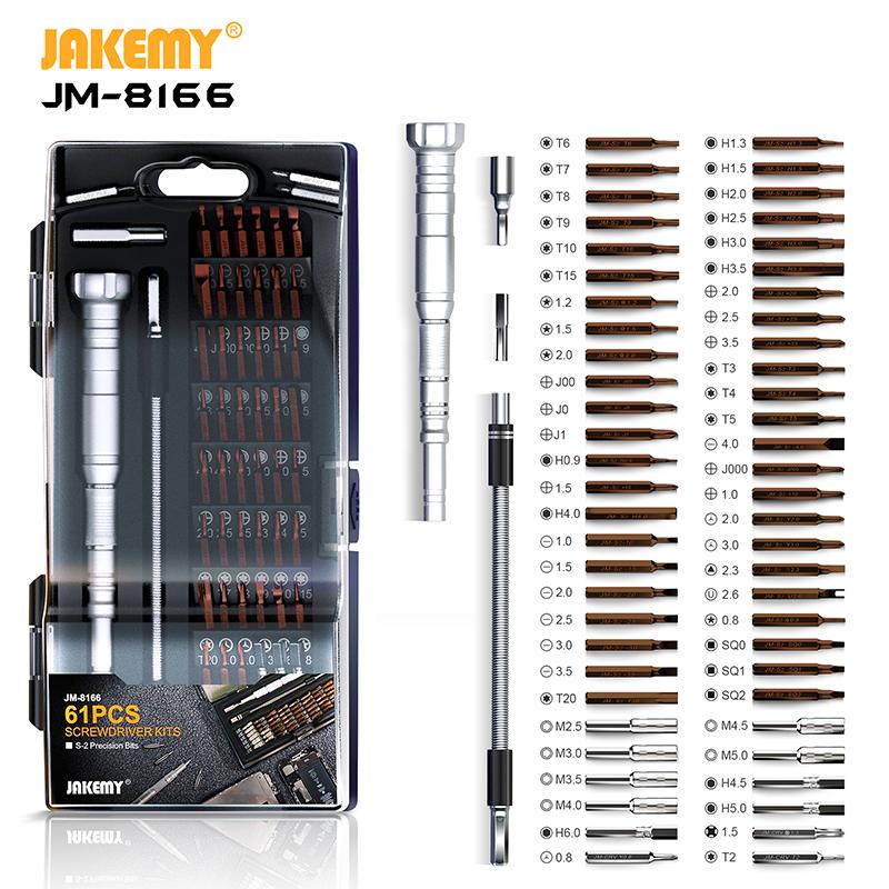 Jakemy JM-8166 Набор прецизионных отверток Плоские Torx Магнитные биты для мобильного телефона Компьютера Бытовые Инструменты для Ремонта Комплект