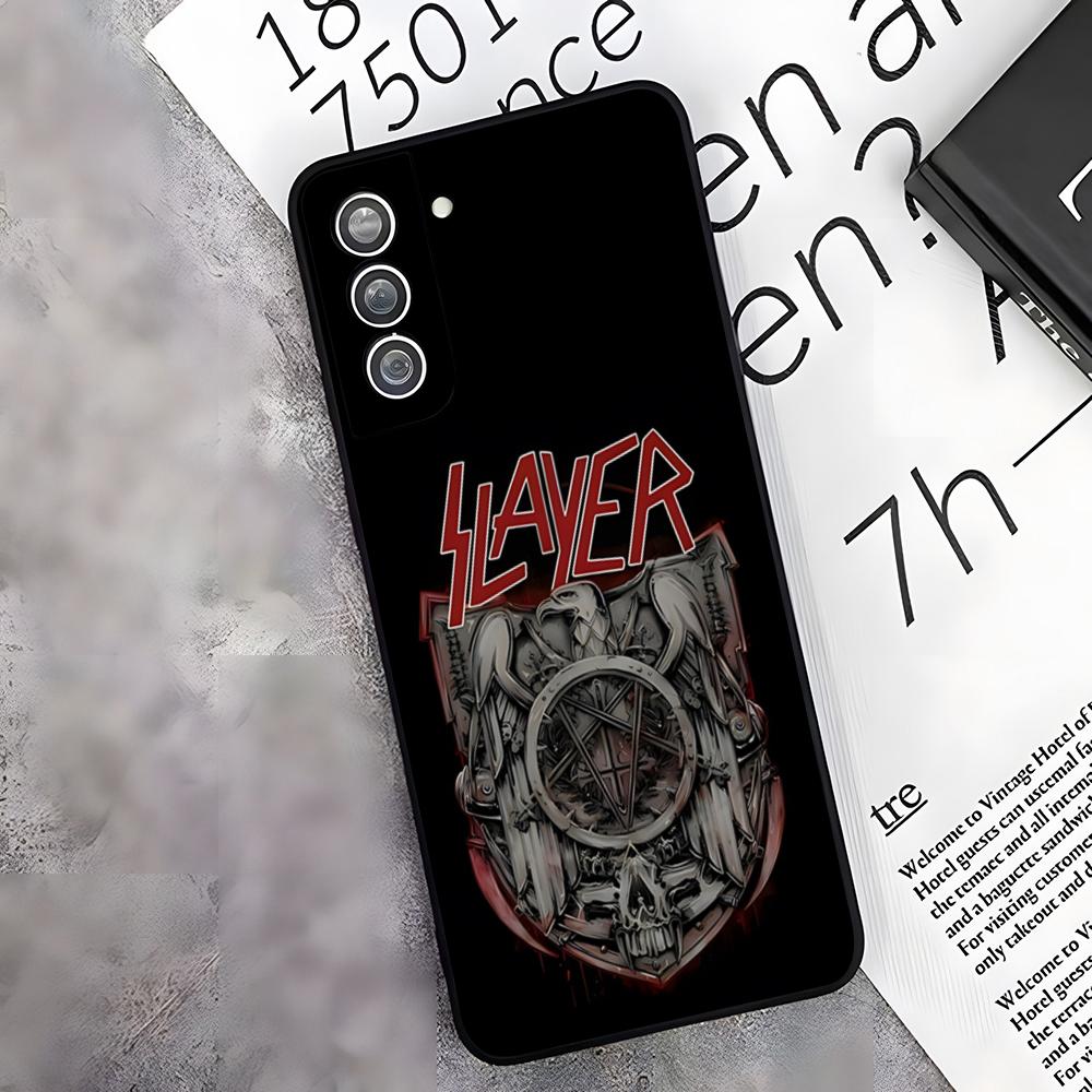 Чехол для телефона Slayer Heavy Metal Rock Band для Samsung S26 S25 Edge S24 S23 S22 S21 S20 Ultra Plus Fe Galaxy A54 A53 A34 A25 A16 Co