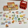 Miniature Shipping Box Flake Sticker Set Tiny Stickers In A Delivery