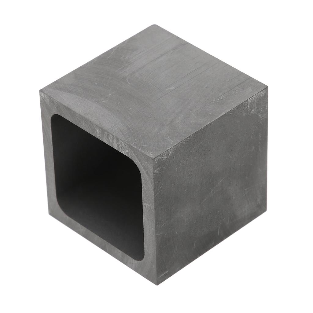 Graphite Crucible Squared Dense Graphite Sturdy Durable Corrosion Resistant Good Heat Conduction