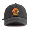 pc JESUS HAS U BACK Print Washed Baseball Cap for AdultsMinimalist Retro Style Casual Soft Adjustable Dad HatPerfect As Gift