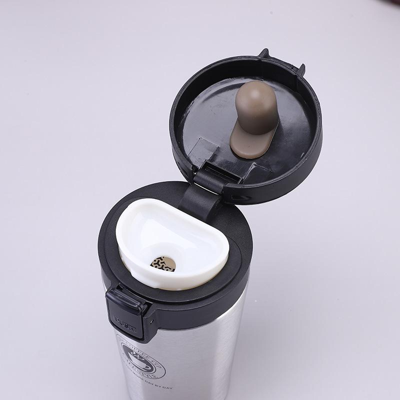 Comes with Filter Travel Coffee Mug Thermos Cup Thermal Stainless Steel Flask Vacuum Tea Cup Car Coffee Cup