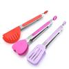 Food Tongs Stainless Steel Tongs Silicone Non-stick Cooking Clips Non-Slip Cooking Clip Clamp BBQ Salad Tools Grill  Accessories