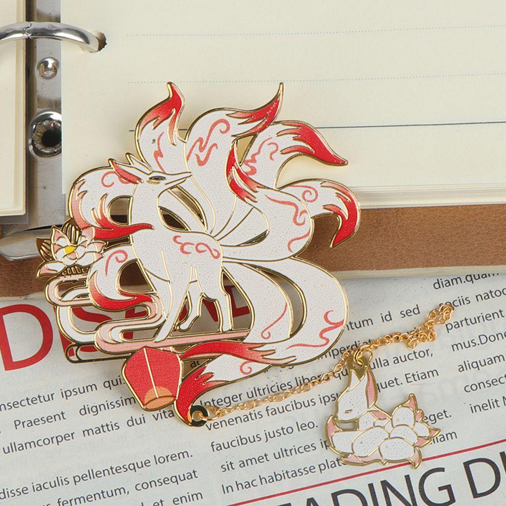 Beast Stationery Metal Bookmark Metal Pagination Mark Chinese Style Brass Bookmark Book Clip