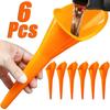 Car Long Stem Funnel Gasoline Oil Fuel Filling Tools Anti-splash Plastic Oil Funnel Motorcycle Refueling Tools Auto Accessories