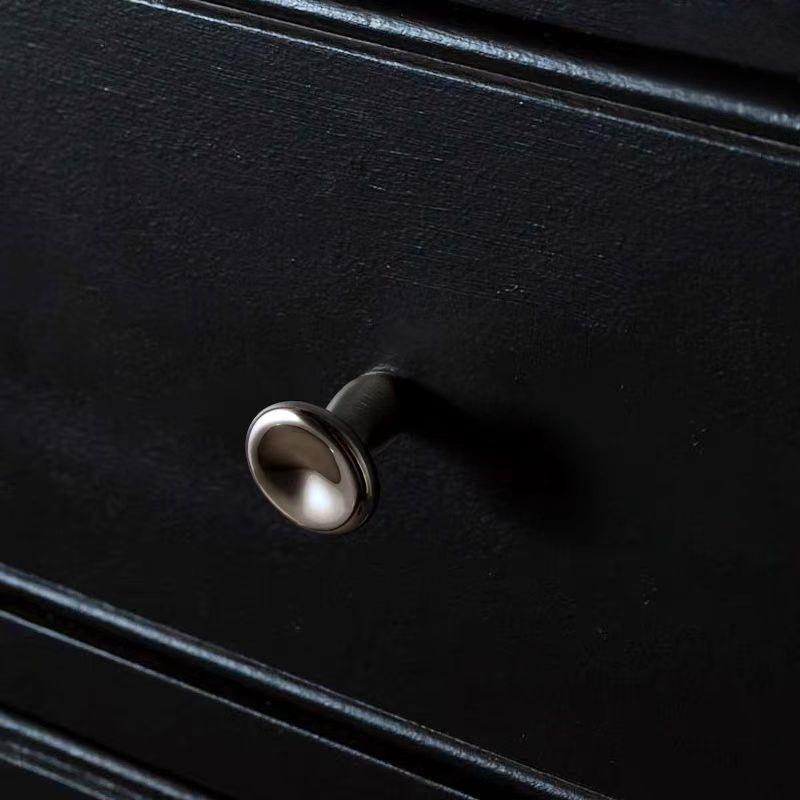 Средневековый стиль, Серебристый, Одно отверстие, Милая ручка в виде гриба, Дверца шкафа, Ящик шкафа, Легкая роскошь, Простой, Французская маленькая ручка