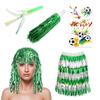 Fringe Skirt Soccer Fan Costume Supplies Set Cheerleading Gear Set  Stage Performance Show
