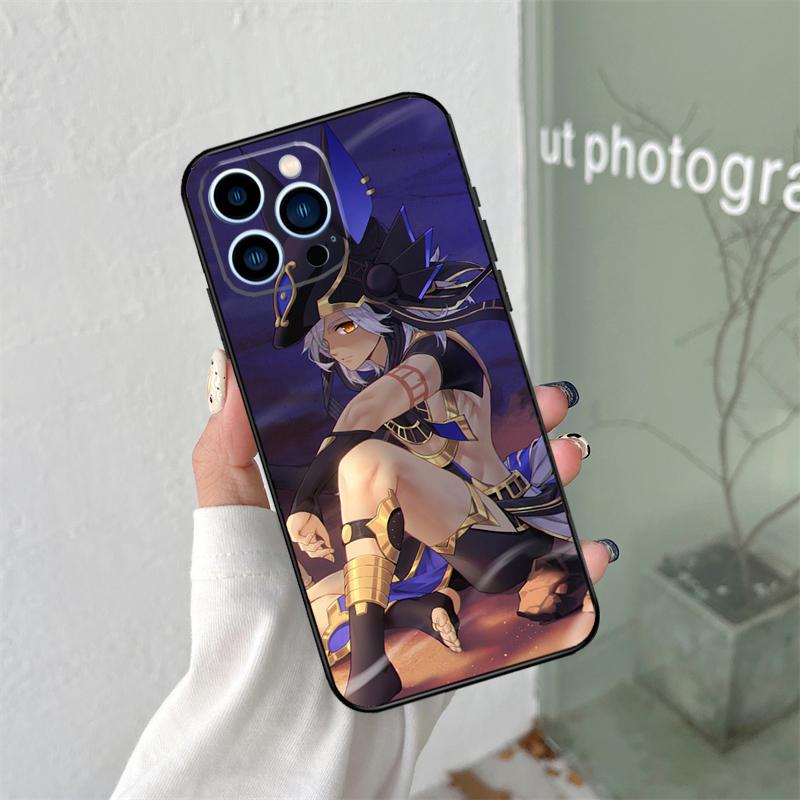 Чехол Genshin Impact Cyno для iPhone 16 15 11 12 13 14 Pro Max Plus XS X XR 12 13 Mini Задняя крышка