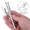 1pc 316L Stainless Steel Piercing Forceps Clamps Pliers for Nose Ear Belly Navel Lip Professional Body Piercing Supplies Tool