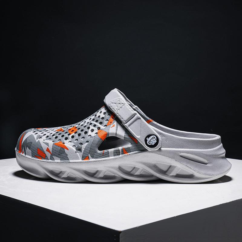 Сандалии мужские летние повседневные пляжные туфли сабо полутапочки