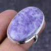 Lepidolite Gemstone Handmade 925 Sterling Silver Gift Jewelry Ring Size 6 j3J77