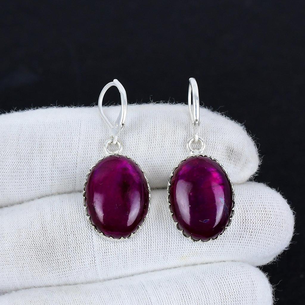 Серьги из серебра 925 пробы с розовым лабрадоритом, висячие серьги из серебра в стиле бохо, подарки на День благодарения, подарки для нее
