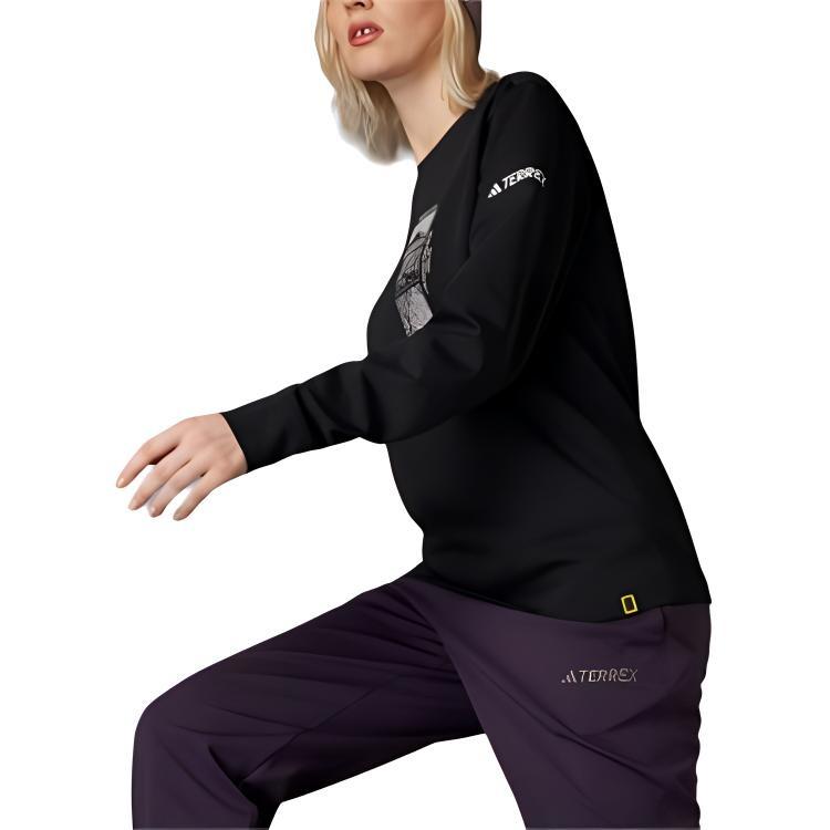 Adidas NATIONAL GEOGRAPHIC LONG SLEEVE GRAPHIC T-SHIRT GENDER NEUTRAL Unisex IX5613