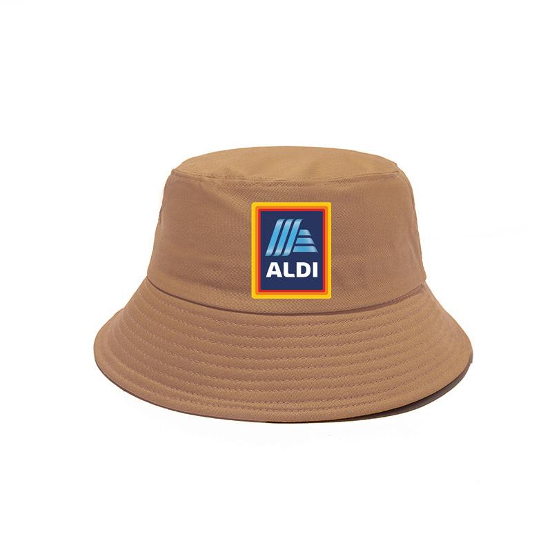 Aldi Market Bucket Hat Cap Unisex Women Unisex Panama Cap Outdoor Summer Adjustable Aldi Bob Caps MZ