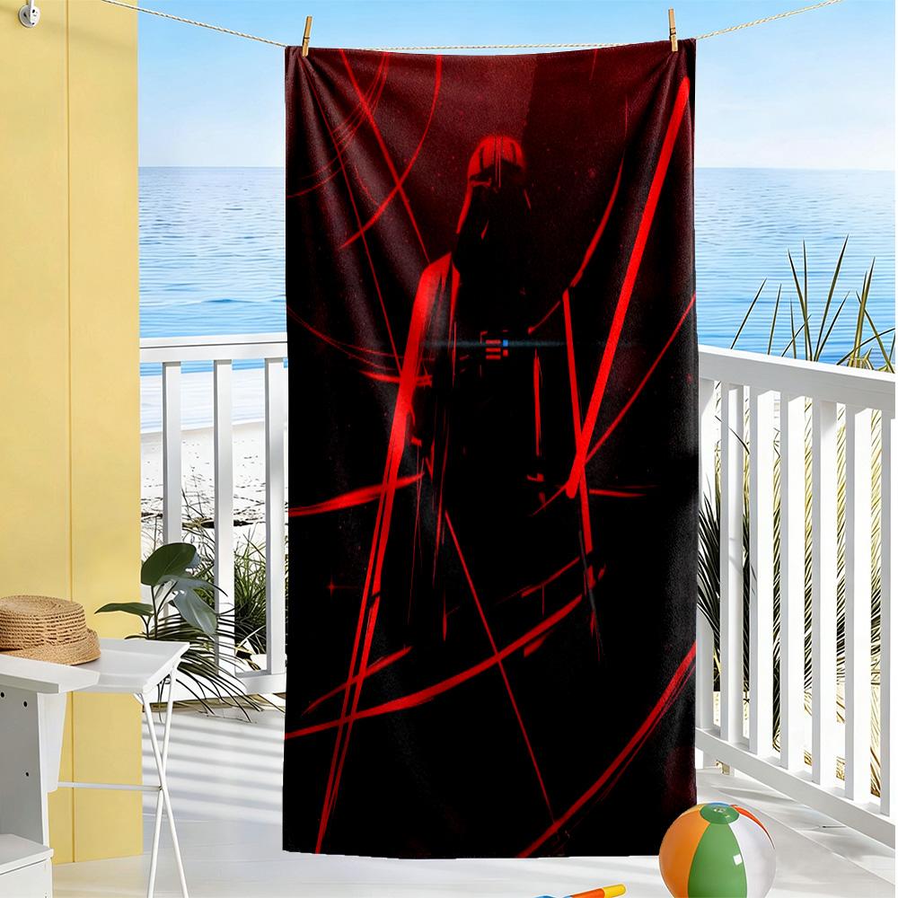 Star Wars Beach Towel Super Soft Microfiber Quickdry Fabric Comfortable Lightweight Perfect for Traveling Yoga Camping and Swimming