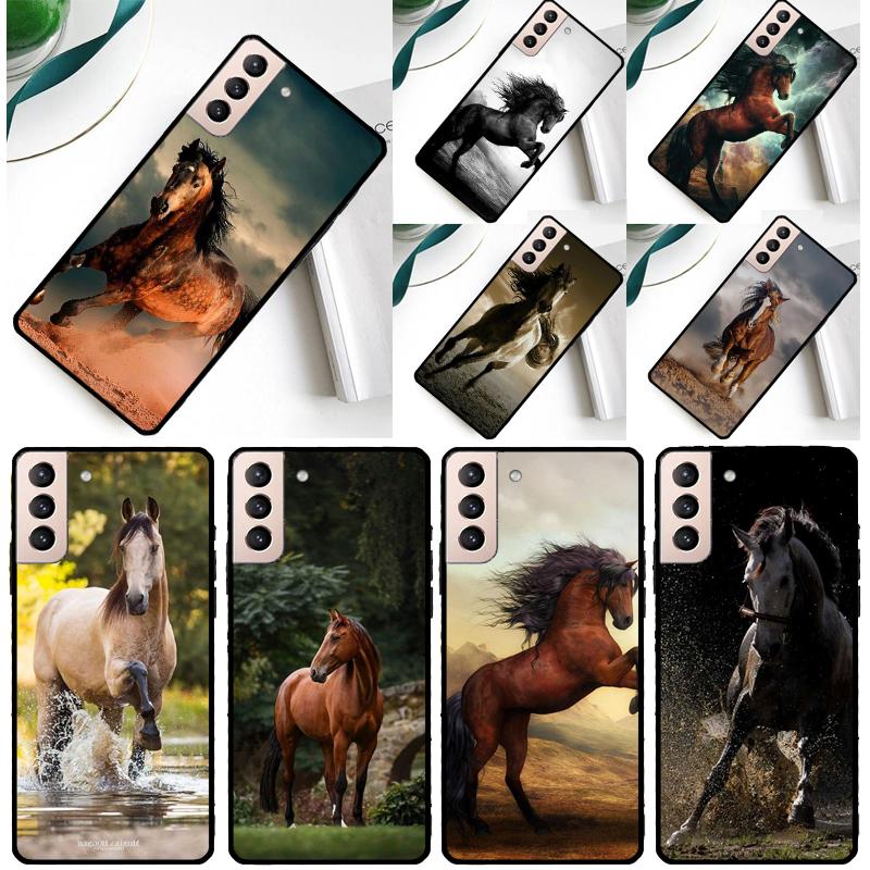 Доминирующий Крутой Чехол для Телефона с Лошадью для Samsung Galaxy S25 Ultra S9 S10 S20 S21 FE S22 S23 S24 Plus S24 Ultra Чехол