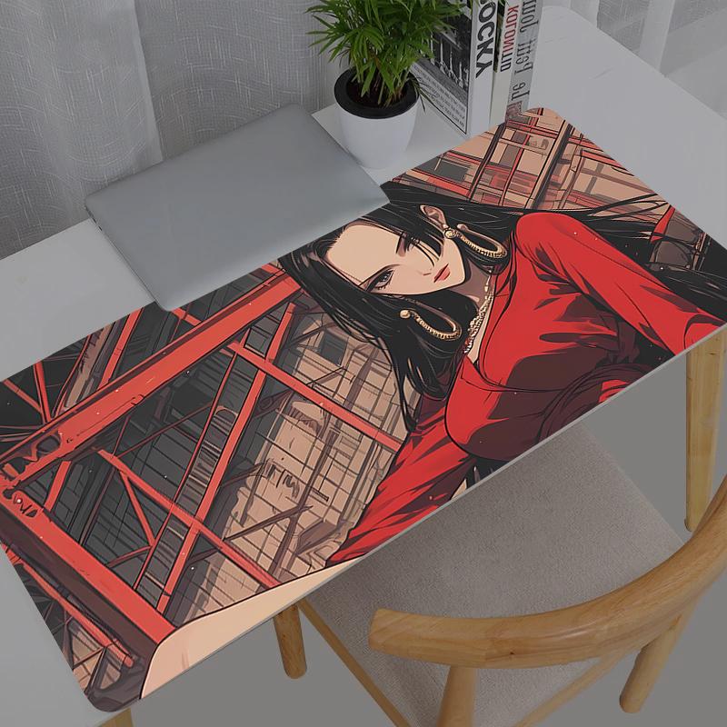 Mouse Pad One Piece Boa Hancock Gamer Pc Computer Large Xxl Desk Mat Keyboard Anime Gaming Accessories Mousepad Carpet
