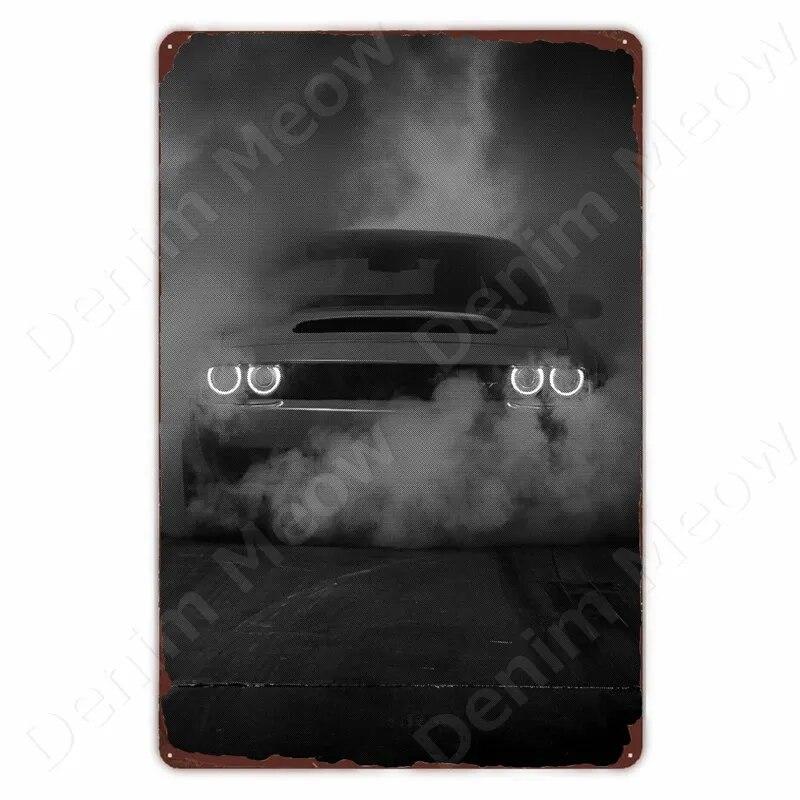 Винтажный классический автомобильный металлический жестяной знак Hot Rod Racing знак автобус грузовик ретро табличка для клуба гараж дома человек пещера настенный декор плакат