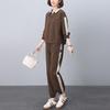 Casual Women's Spring/Autumn 2025 Sweatshirt Set: Fashionable Two-Piece, Age-Reducing Mom Outfit.