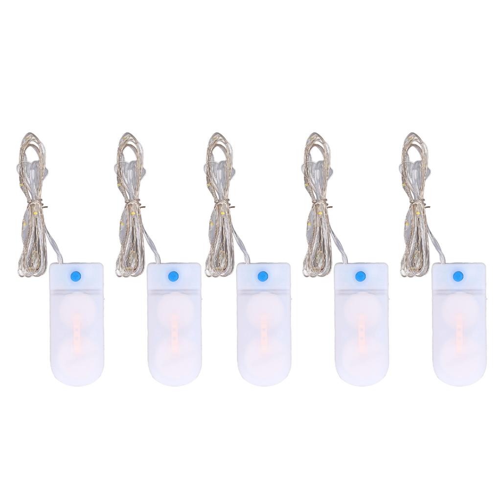 5pcs Mini LED Lights Romantic Elegant Light Weight DIY Making Convenient Decorative Accessories for