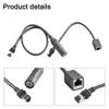For Starlink Ethernet Adapter with IP68 Waterproof Protection Rectangular Cable for Reliable Network Connection and Easy Setup