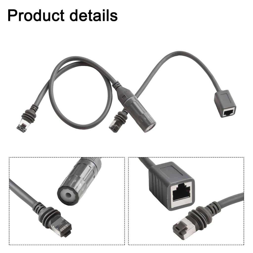 For Starlink Ethernet Adapter with IP68 Waterproof Protection Rectangular Cable for Reliable Network Connection and Easy Setup
