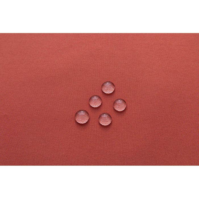 Nappe enduite avec traitement antitache Terracotta rectangulaire 145 x 240 cm