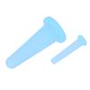 2 PCS Face Cupping Set Mini Silicone Soft Portable Vacuum Suction Massage Cups for Adults Home Use