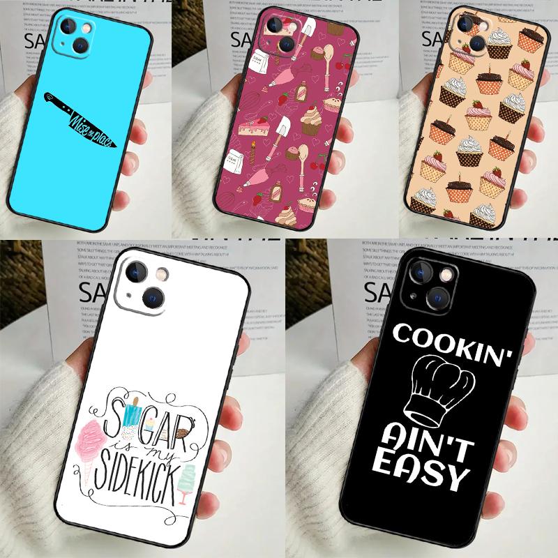 Baking Cook Chef Case For Oppo A18 A38 A58 A78 A98 A5 Pro A6 A15 A54 A74 A94 A17 A57 A80 A60 A40 A16 A76 A96