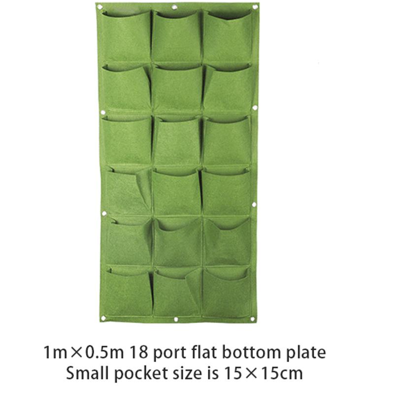 Мешок для выращивания растений, подвесной цветочный горшок, вертикальная зеленая стена, посадка трав для садовой террасы, забора