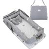 Baby Bed Newborn Foldable with Pillow Portable Portable Baby Bed Baby Shower Gift Breathable Washable 0 Months and Up with Baby Limits Rolling Over