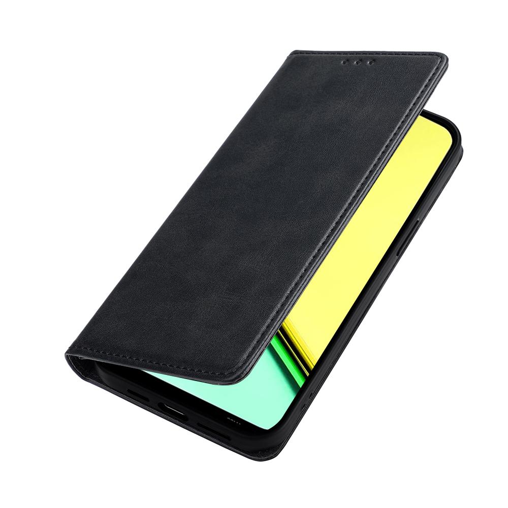 Чехол-книжка из кожи для Realme C67 C55 C53 C35 C33 C31 C30S C30 C21Y C25Y C21 C20 с магнитным чехлом-кошельком и подставкой