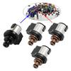 4PCS Torque Converter AWD Control & Lock-Up Solenoid For Subaru CVT TR580 TR690