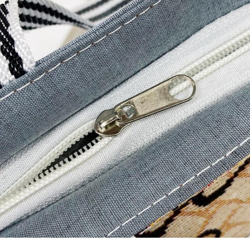 Женская сумка через плечо, простая и модная сумка-тоут с иллюстрацией, художественная сумка подмышкой в стиле ретро, односторонняя вышитая сумка