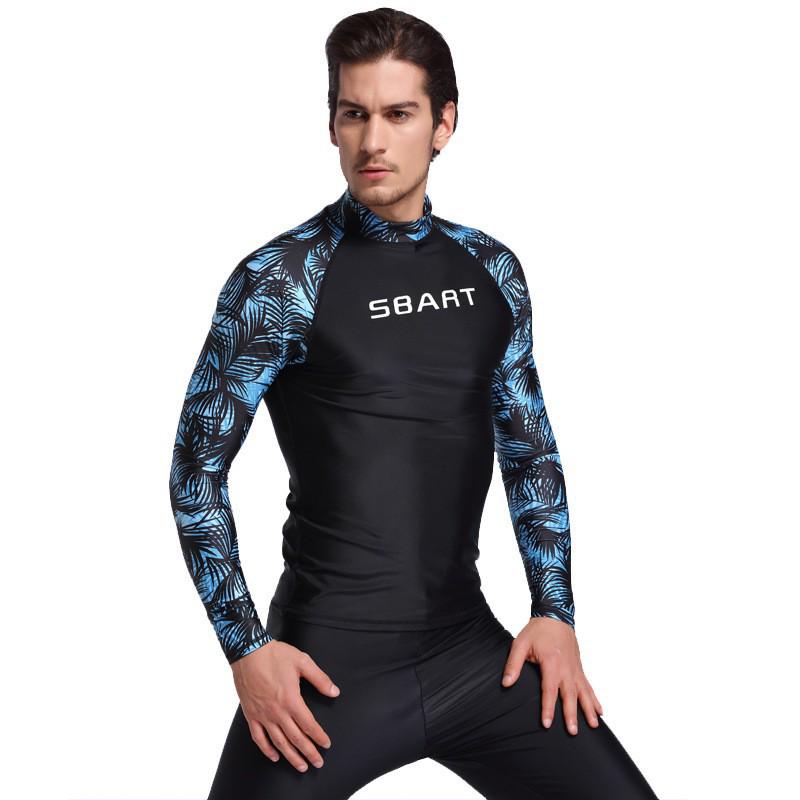 Sharkbat Men's Quick-Dry Sun Protection Surfing Wetsuit & Snorkeling Set